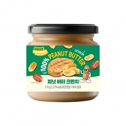 데일리고메 피넛 버터 크런치 210g